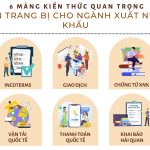 Mảng kiến thức quan trọng trong Xuất Nhập Khẩu