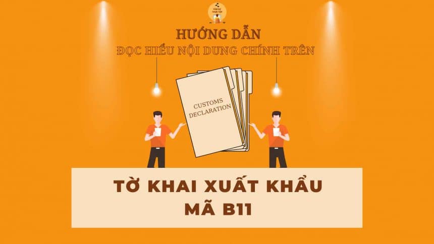 TỜ KHAI HÀNG XUẤT