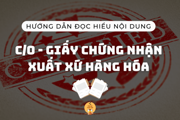 GIẤY CHỨNG NHẬN XUẤT XỨ HÀNG HÓA